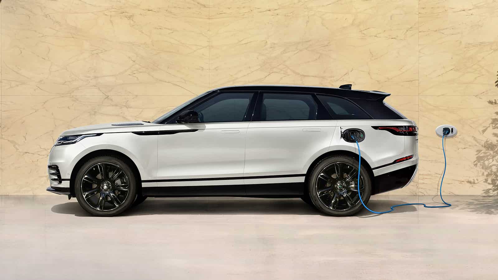 Range Rover Velar charging