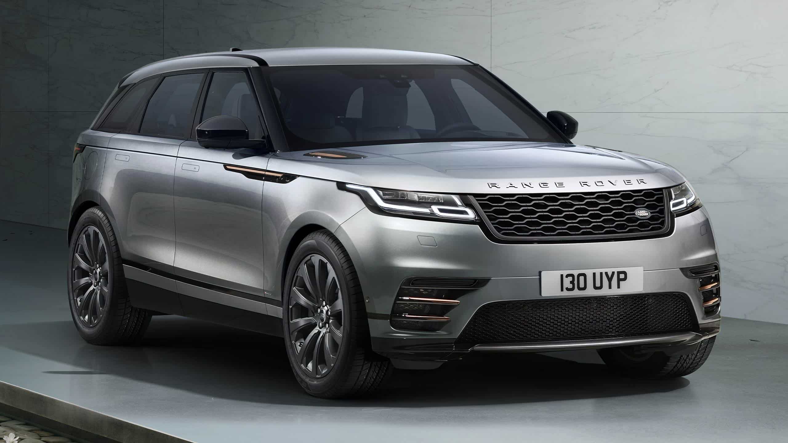 Range Rover Velar silver front side view