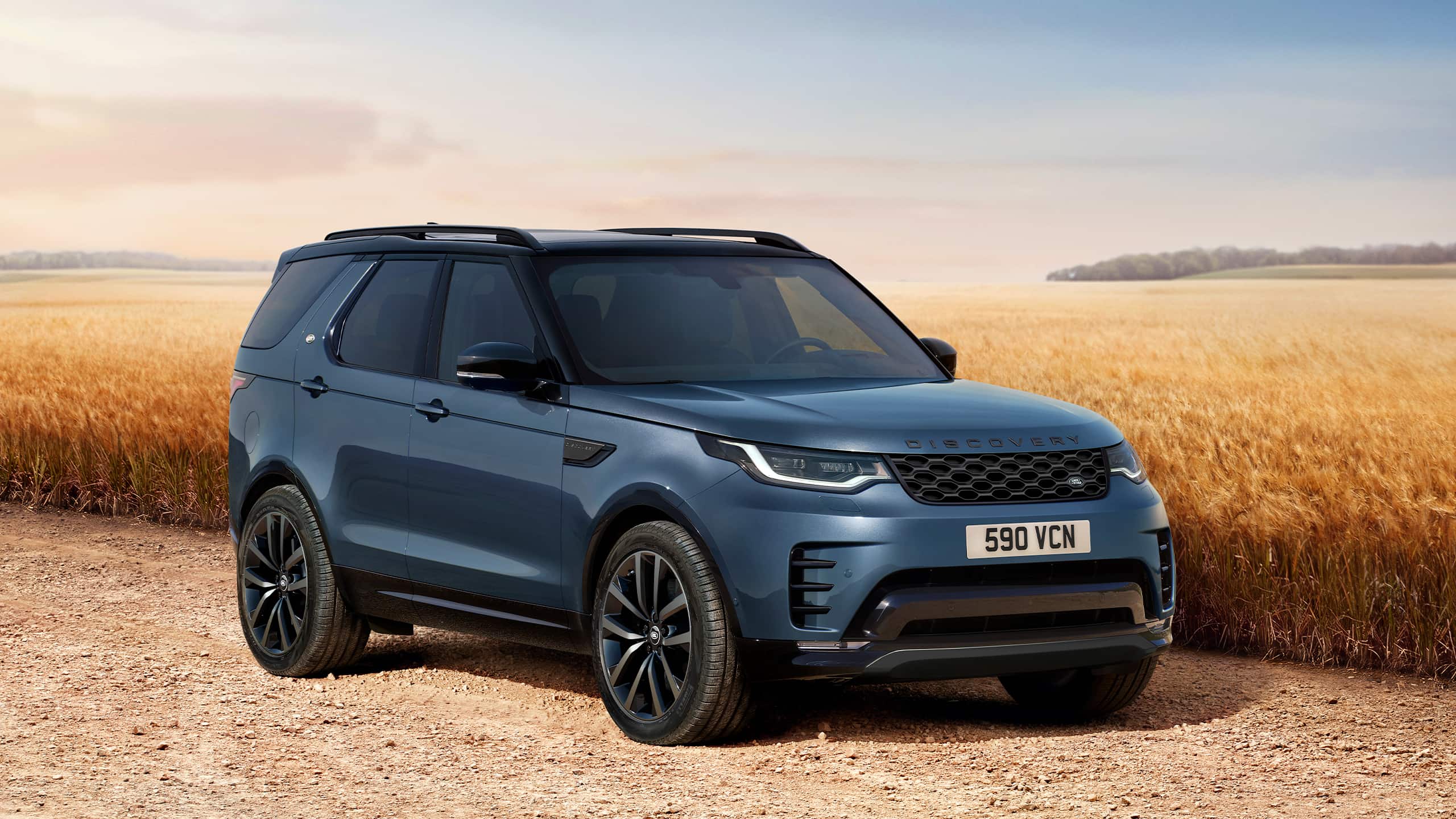 Discovery parked on field