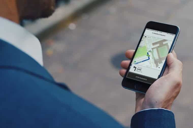 Routeplanner app op uw smartphone